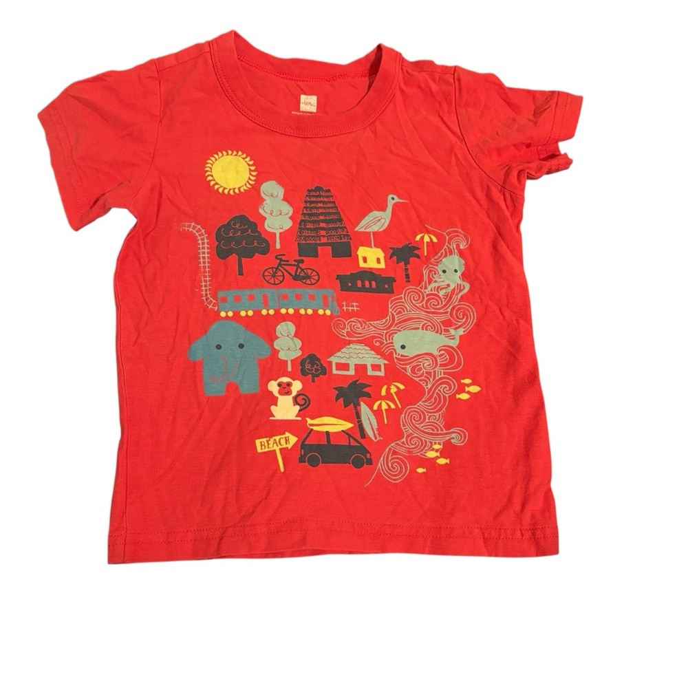 Tea Collection Safari Beach Graphic Tee Size 2T